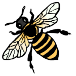 Creative commons licensed bee clip art. 